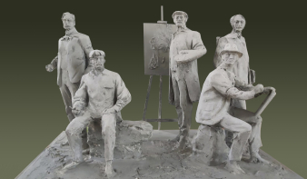 Bemutatták a Nagybányai Művésztelep alapítóinak szoborcsoportjának nyertes pályázatát
