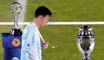 Messi visszautasította a Copa America legjobbjának járó trófeát