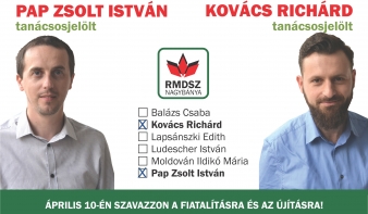 Pap Zsolt István és Kovács Richárd tanácsosjelöltek programpontjai 