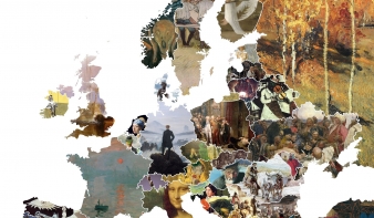 Gyönyörű térkép készült Európa országainak leghíresebb festményeivel