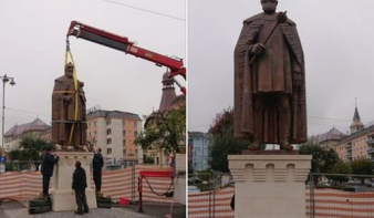Felállították Bethlen Gábor fejedelem szobrát Marosvásárhelyen 