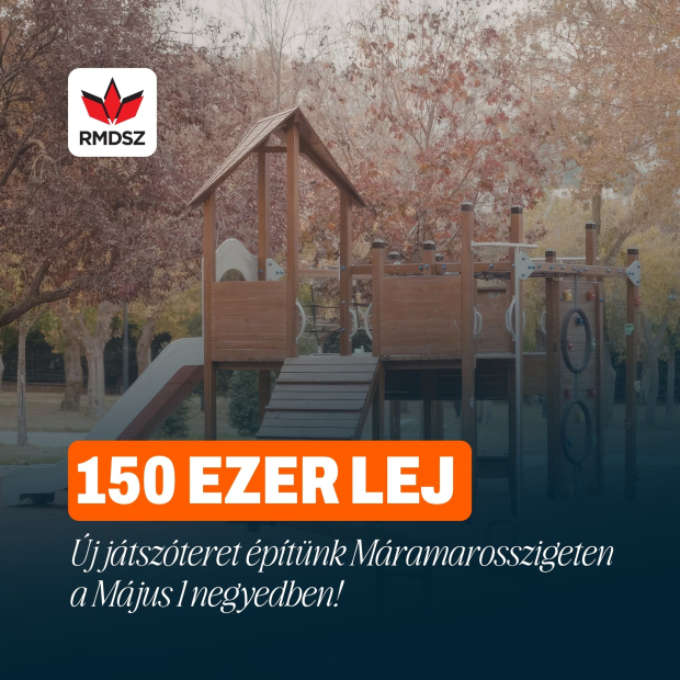 Kézzelfogható fejlesztések Máramarosszigeten: játszótér épül és folytatódik a műemlékház felújítása