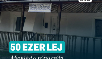  Rónaszéken megújul a kultúrotthon