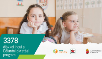 3378 diákkal indult az Iskola Alapítvány Délutáni oktatási programja