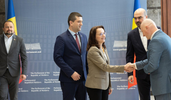 Zahoránszki Brigitta a Moldvai Köztársaságba látogatott