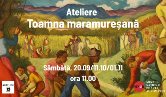 „Máramarosi ősz” című foglalkozások a bukaresti Román Nemzeti Művészeti Múzeumban