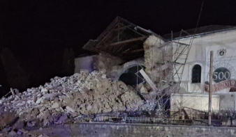 Leomlott a szilágycsehi református templom, megsérült egy rendőrnő, tetemes az anyagi kár