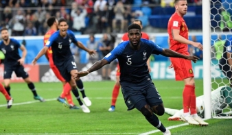 VILÁGBAJNOKSÁG: Franciaország jutott be elsőként a döntőbe az oroszországi labdarúgó-világbajnokságon
