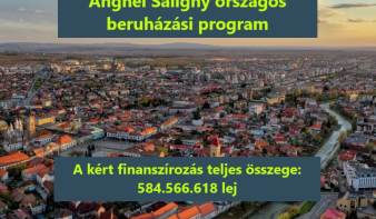 Nagybánya önkormányzata 584.566.618 lej értékben nyújtott be projekteket az  Anghel Salingy országos beruházási program keretében