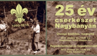 25 év cserkészet Nagybányán