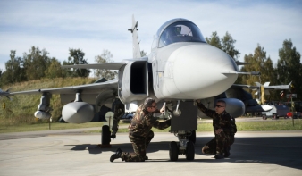 Orosz gépeket fogtak a magyar Gripenek