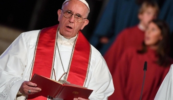 Ferenc pápa elismerte a reformáció kedvező hatásait