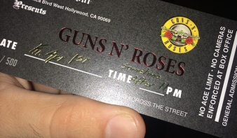 Az újjáalakult Guns N’ Roses odavert az első bulin