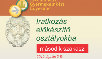 Április 2-8. között lesz az előkészítő osztályokba való iratkozás második szakasz