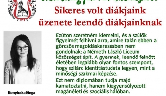 Miért legyek némethlászlós? Sikeres volt diákjaink üzenete leendő diákjainknak (2)