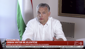Orbán Viktor: Határozatlan időre meghosszabbítjuk a kijárási korlátozást