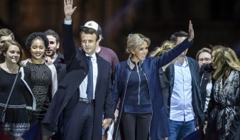 Sorra gratulálnak Macronnak a világ vezetői