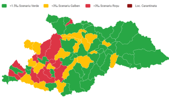 Csökken a fertőzöttségi ráta Nagybányán