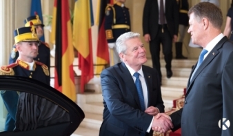 Az erdélyi szászokról is tárgyalt Johannis a német elnökkel