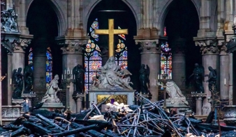 Már a hétvégén újra miséznek a Notre-Dame-ban