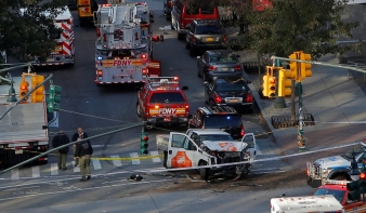 Terrortámadás New Yorkban: nyolc halott, sok sérült