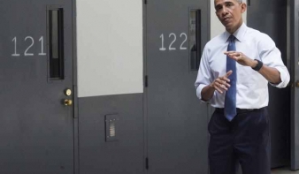 Börtönlátogatáson volt Obama - az USA elnökei közül elsőként