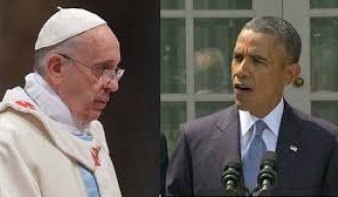 A háborúról és az éhezésről is beszélget Obama Ferenc pápával