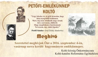 Petőfi-emlékünnep Koltó
