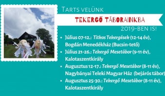 Tekergő Nyári Táborok Erdélyben és Nagybányán is