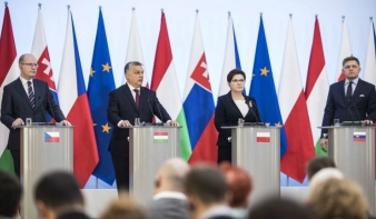 Orbán a V4-csúcson: közeledünk az ésszerű migrációs politikához
