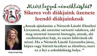 Miért legyek némethlászlós? Sikeres volt diákjaink üzenete leendő diákjainknak (13)