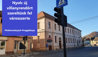 Új villanyrendőrök Nagybányán