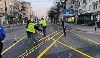 Útfestési munkálatok Nagybányán