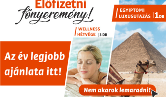 Fizessen elő és nyerjen egyiptomi luxusutazást