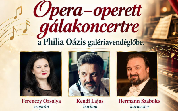 Opera és operett gálakoncert a Phila Oázisban