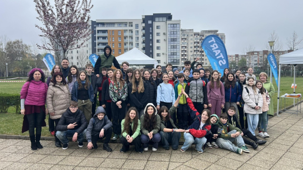 Tájfutás a Zöld héten: új sporttal ismerkedtek a Nicolae Iorga iskola diákjai